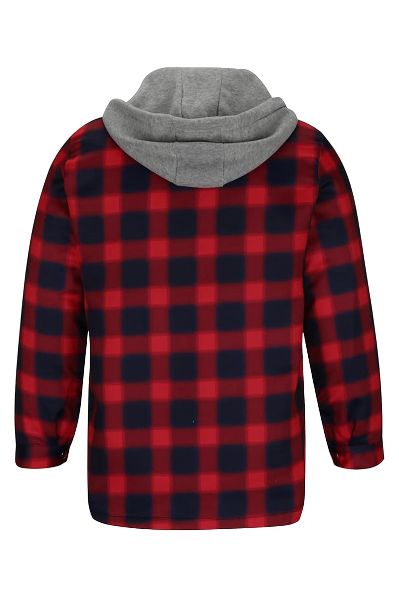 Quilted Flannel Shirt Jacket