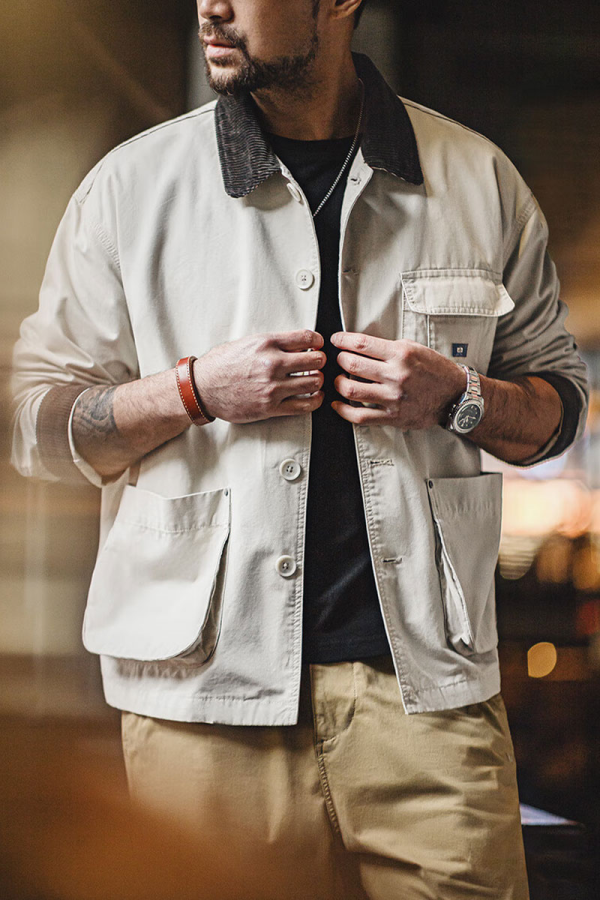 Vintage Cotton Safari Jacket