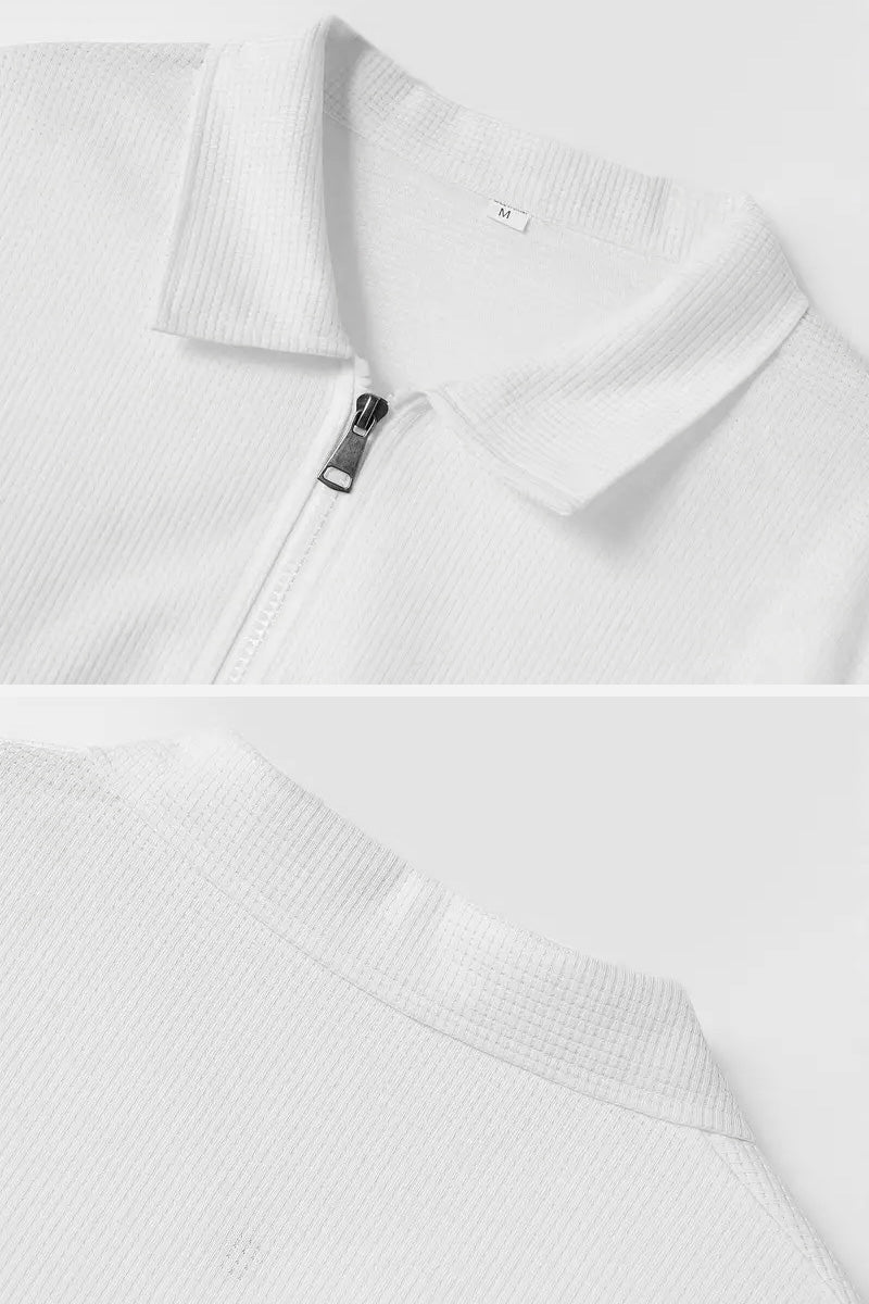 Waffle Fabric Athleisure Suit