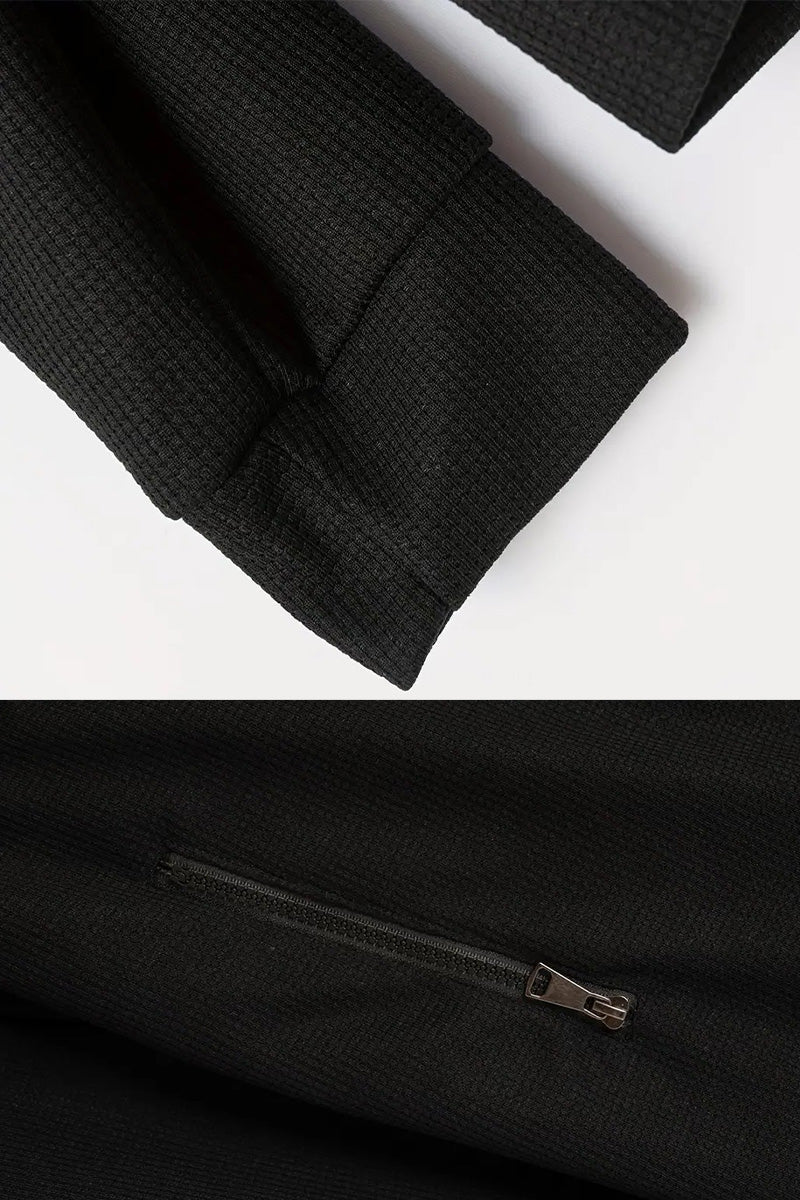 Waffle Fabric Athleisure Suit