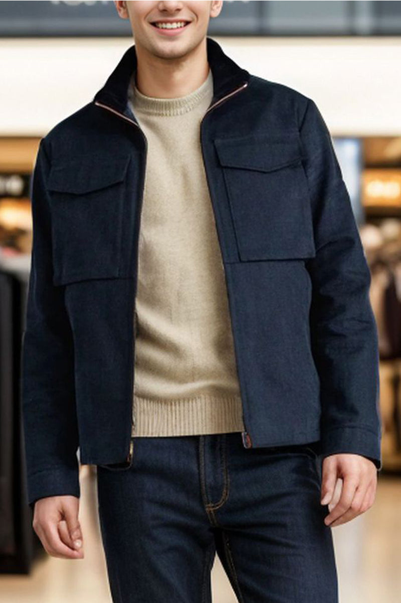 Classic Urban Lapel Men’s Jacket