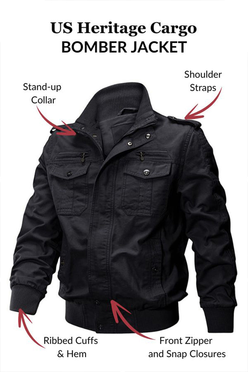 US Heritage Cargo Bomber Jacket