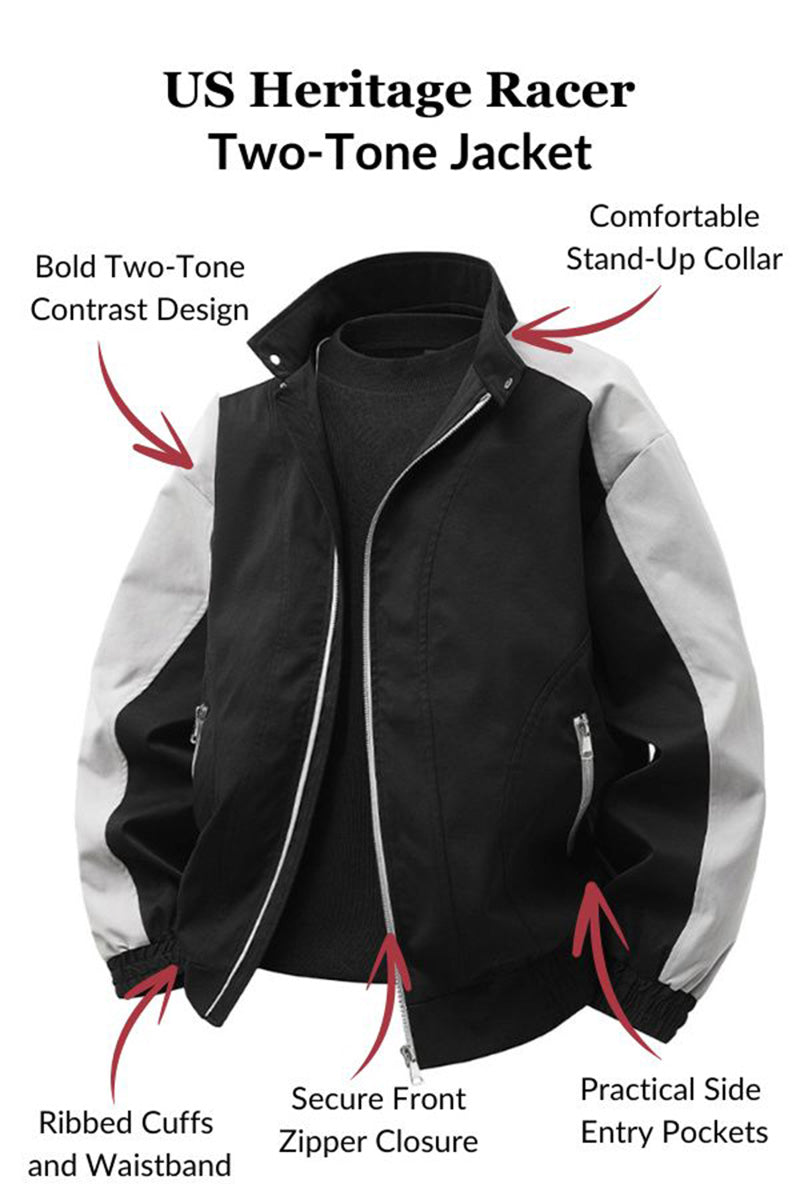 US Heritage Racer Two-Tone Jacket
