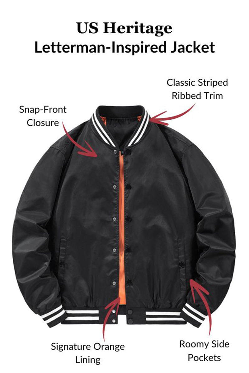 US Heritage Letterman-Inspired Jacket