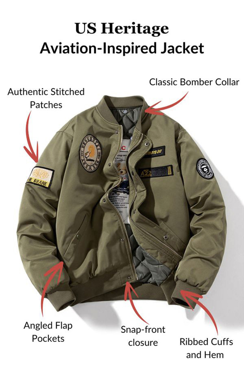 US Heritage Aviation-Inspired Jacket