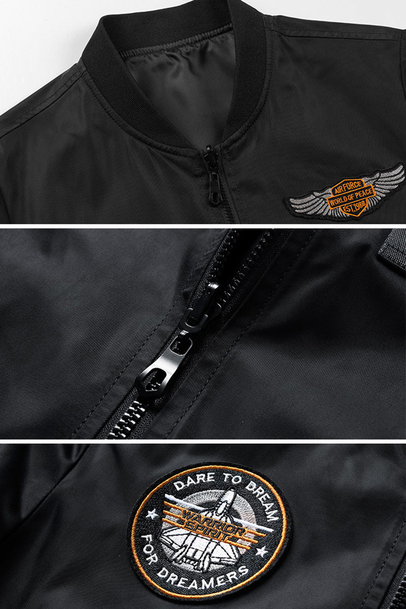 US Heritage Air Force-Inspired Bomber Jacket
