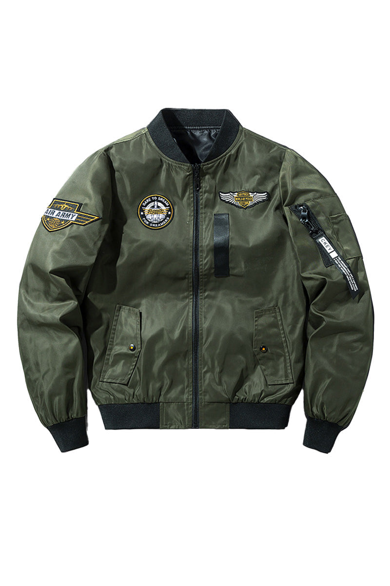 US Heritage Air Force-Inspired Bomber Jacket
