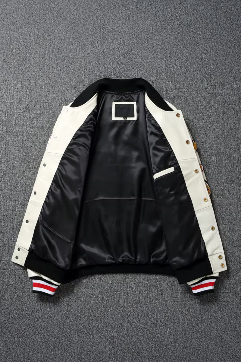 Vintage Route 66 Motorcycle Leather Jacket