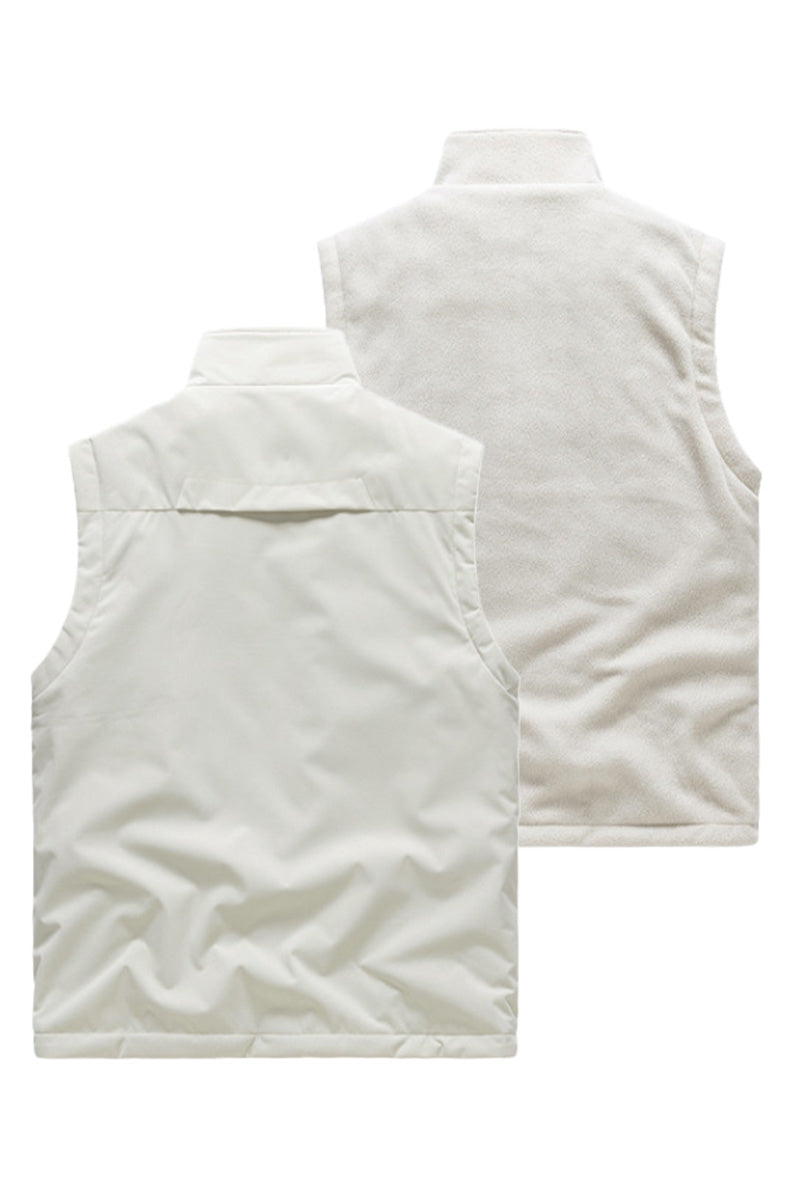All-Season Reversible Fleece Vest