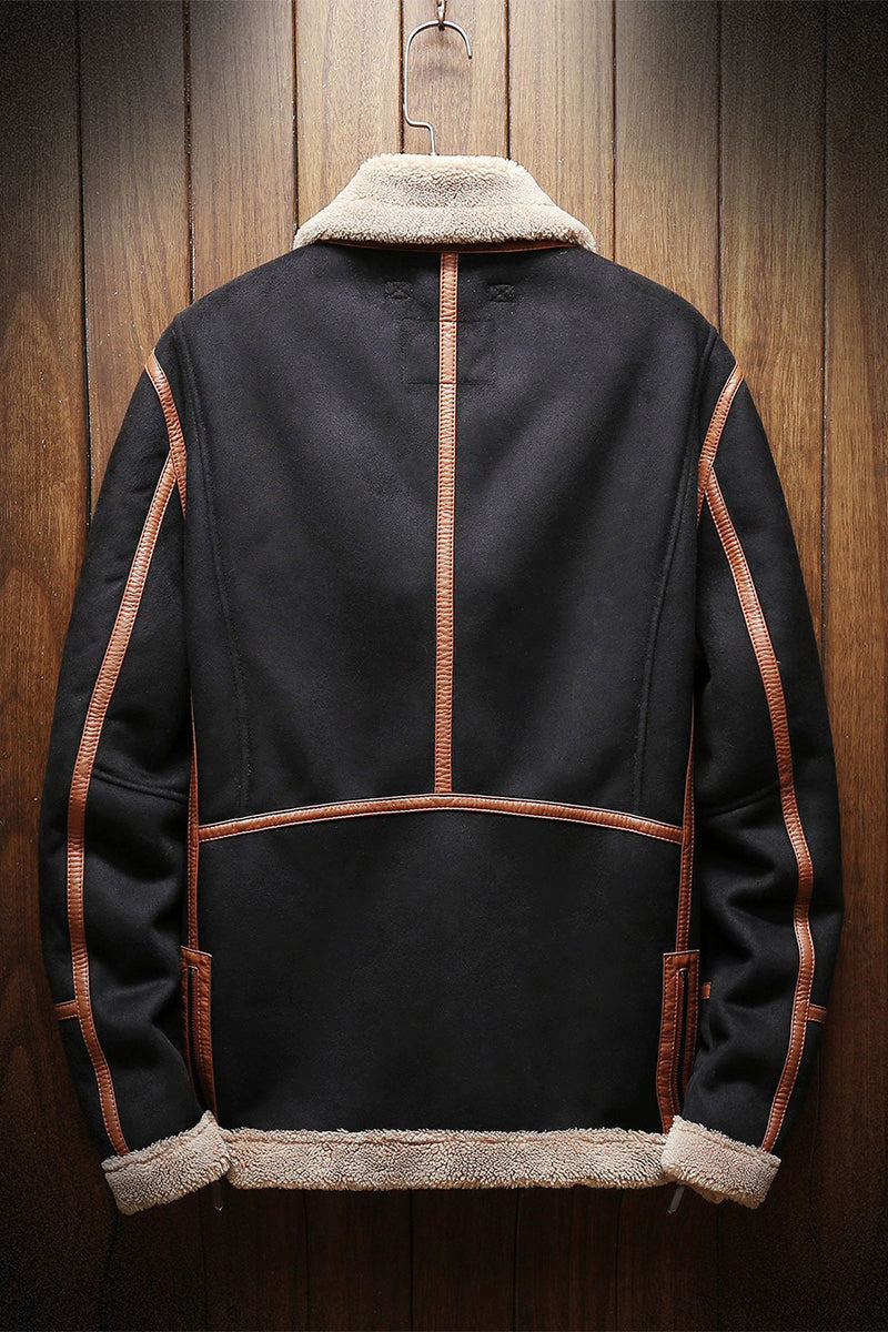 US Heritage Sherpa-Lined Flight Bomber Coat