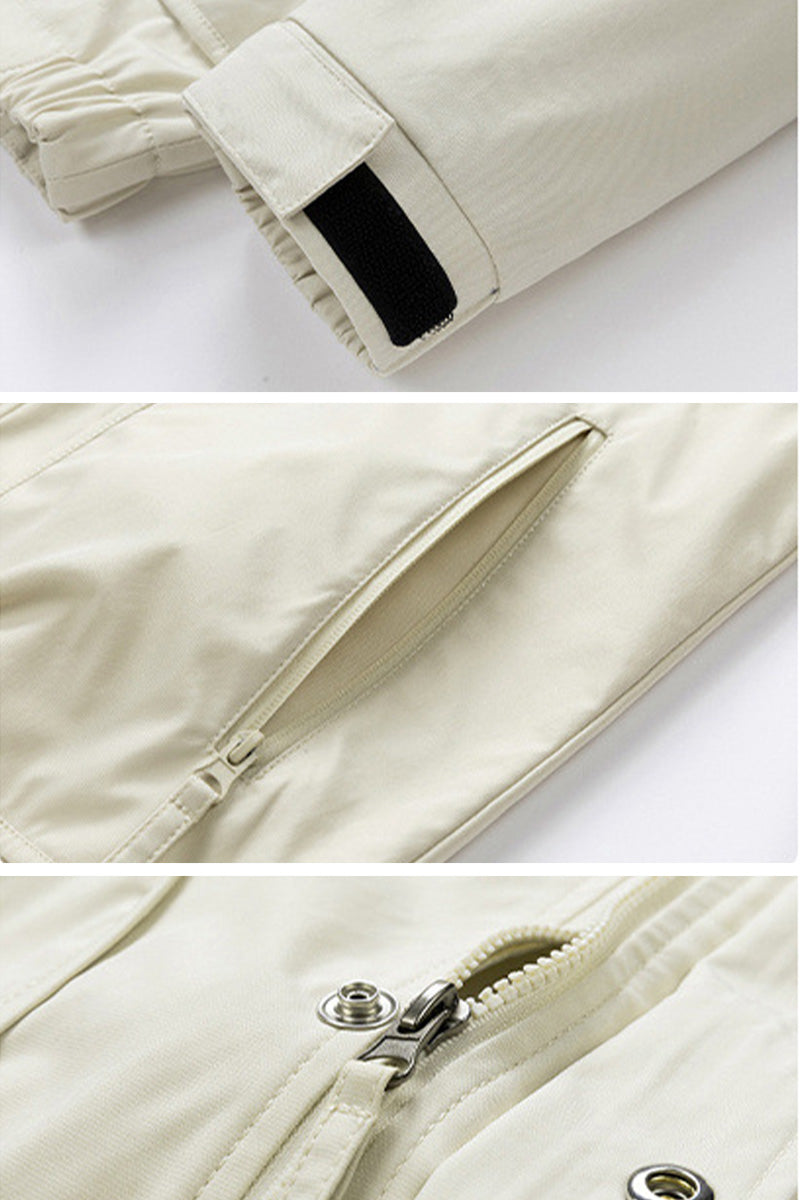 Waterproof Lightweight Windbreaker with Heat-Locking Lining