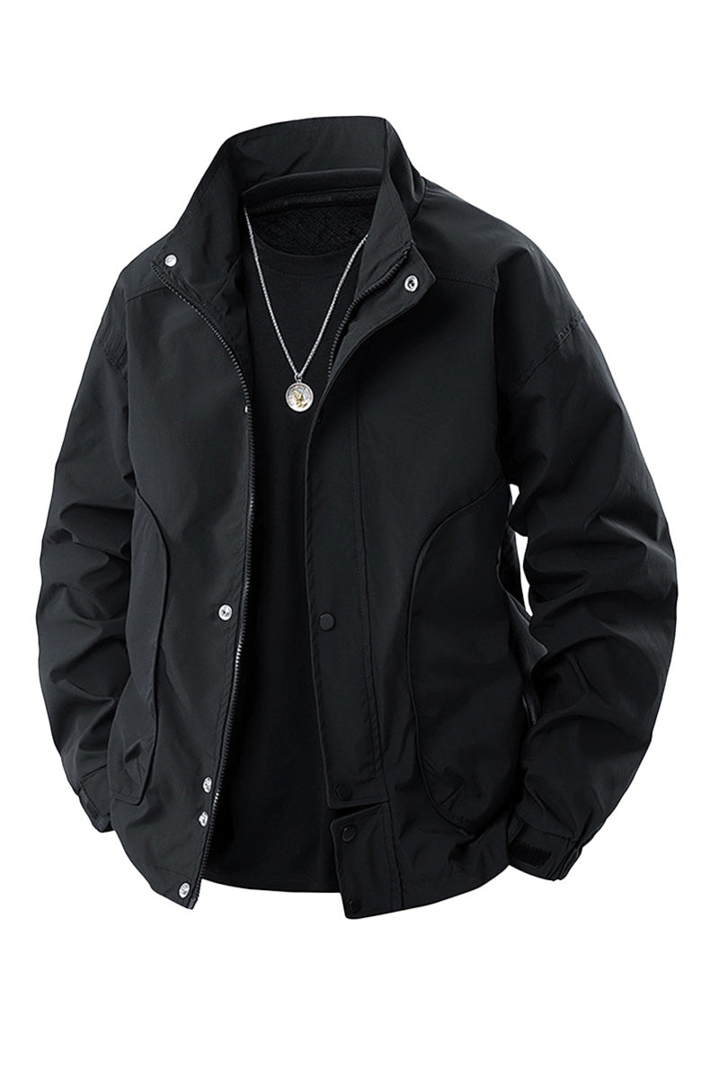 Waterproof Lightweight Windbreaker with Heat-Locking Lining