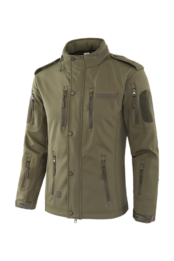 Outdoor Soft Shell Camouflage Hooded Jacket