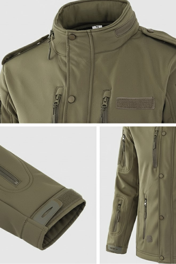 Outdoor Soft Shell Camouflage Hooded Jacket