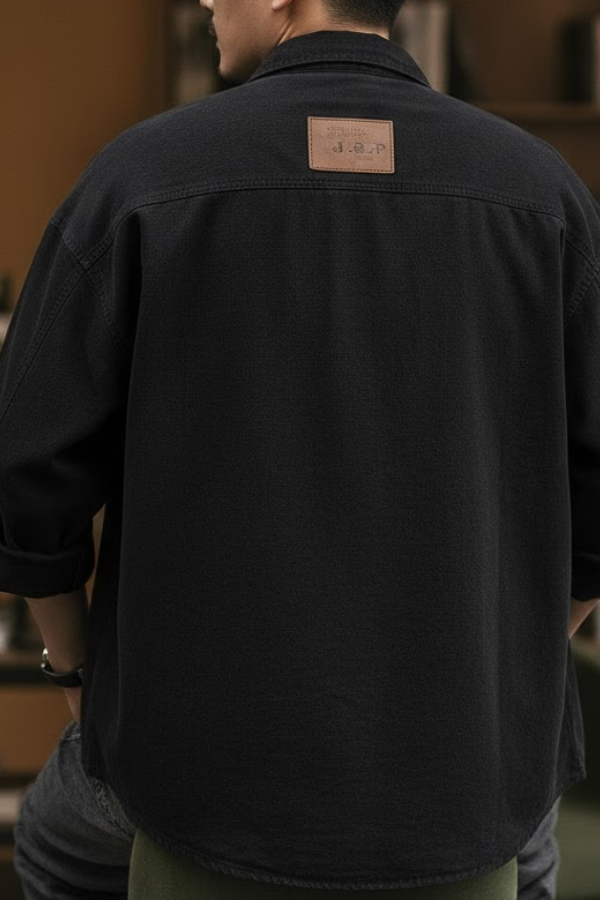 Casual Button Up Overshirt Jacket