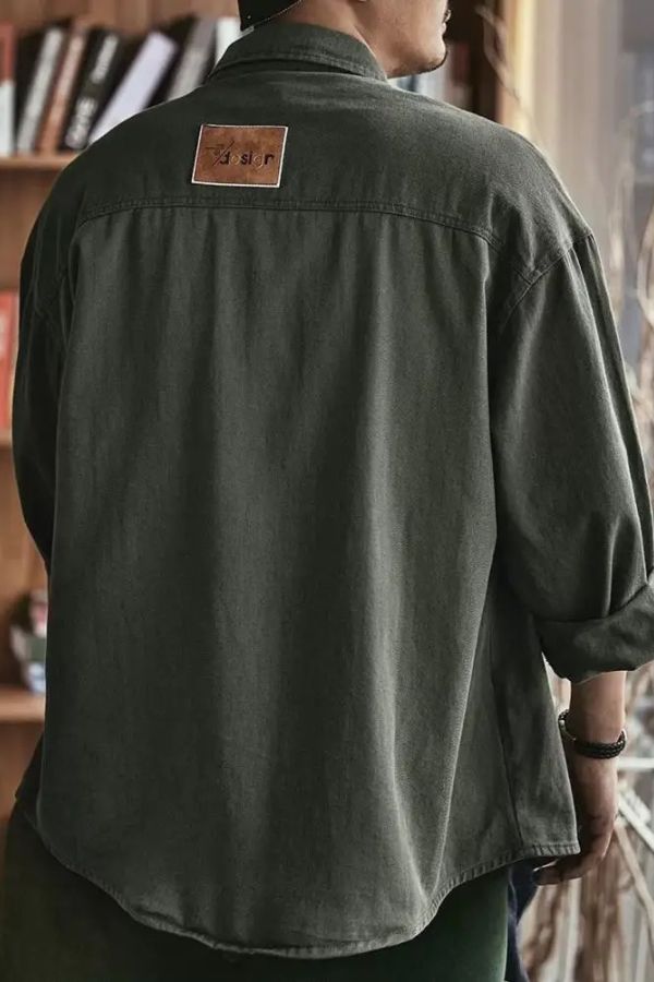 Casual Button Up Overshirt Jacket