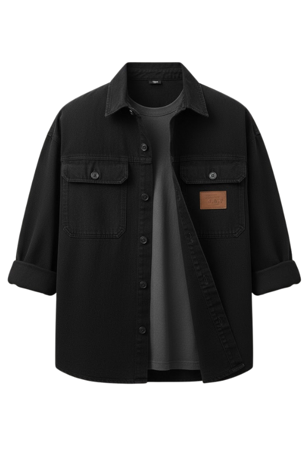Casual Button Up Overshirt Jacket