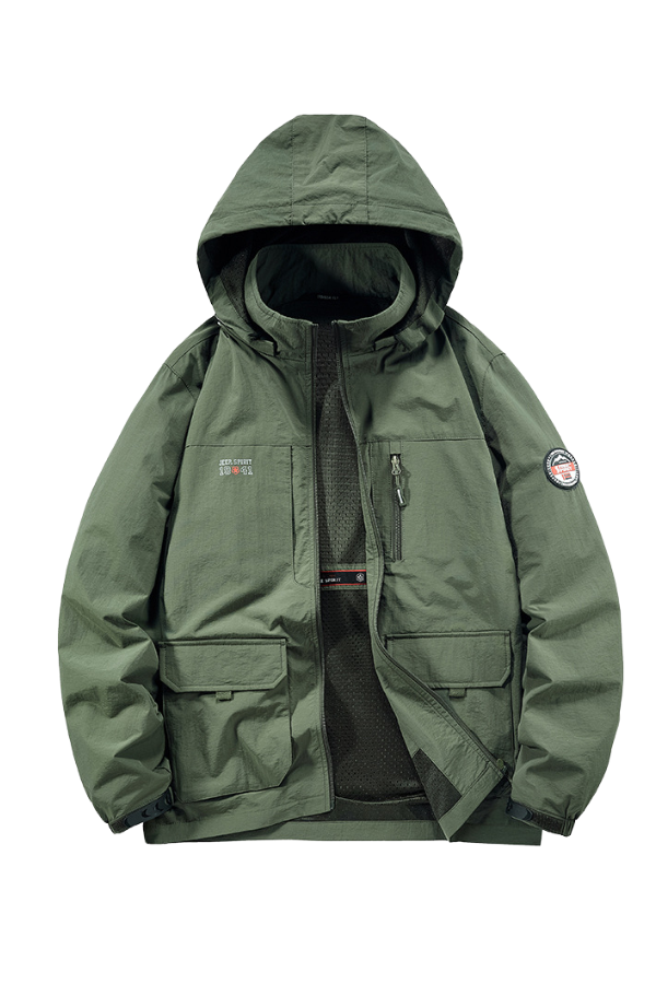 Hooded Lightweight Casual Trend Jacket