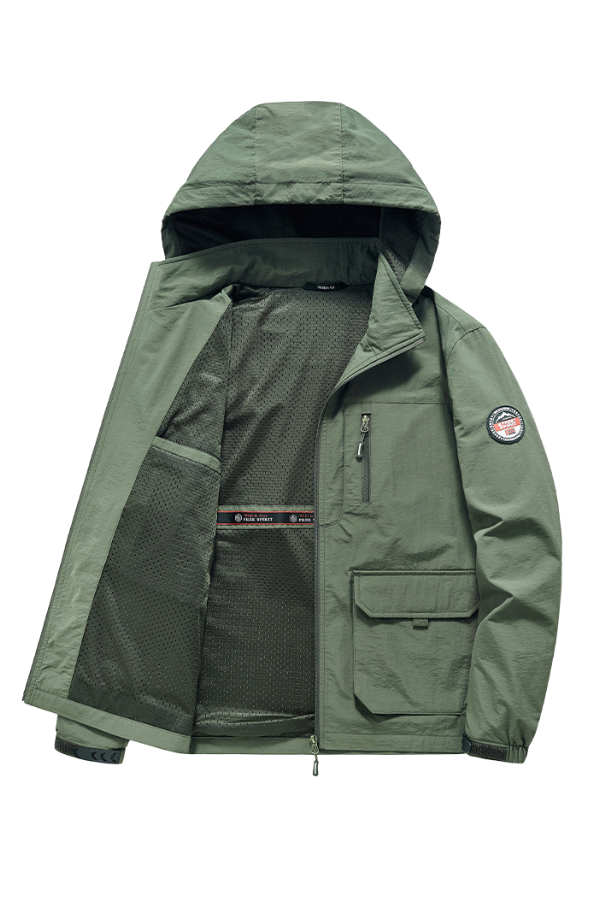 Hooded Lightweight Casual Trend Jacket