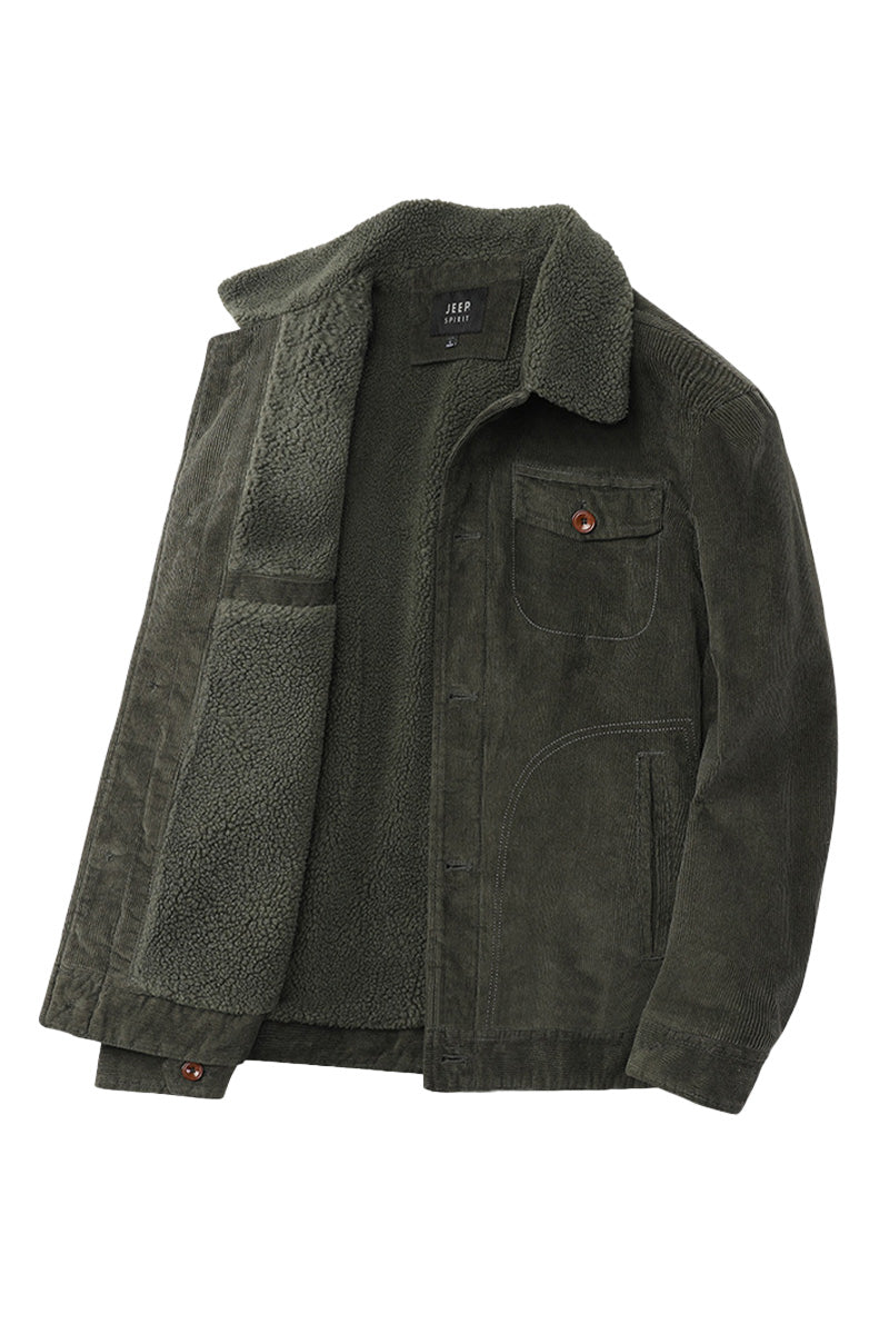 Thickened Cotton Utility Fleece Jacket