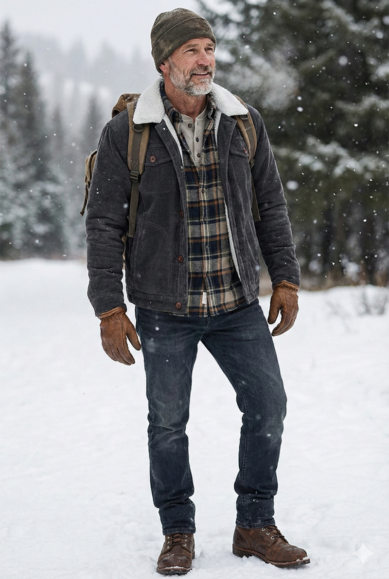 Thickened Cotton Utility Fleece Jacket