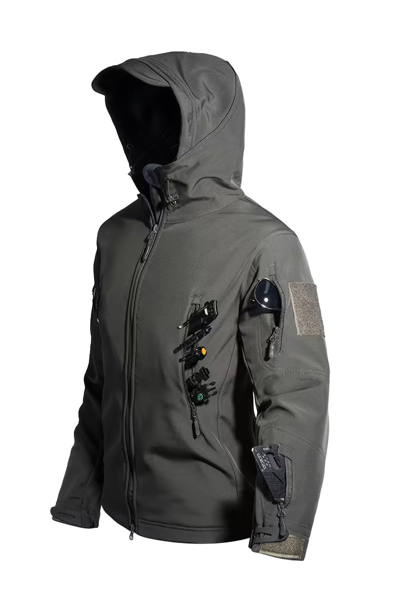 Quiet Strength Weather-Ready Tactical Soft Shell Jacket