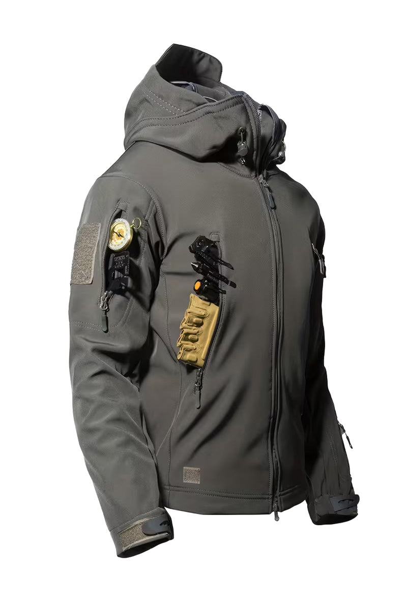 Quiet Strength Weather-Ready Tactical Soft Shell Jacket