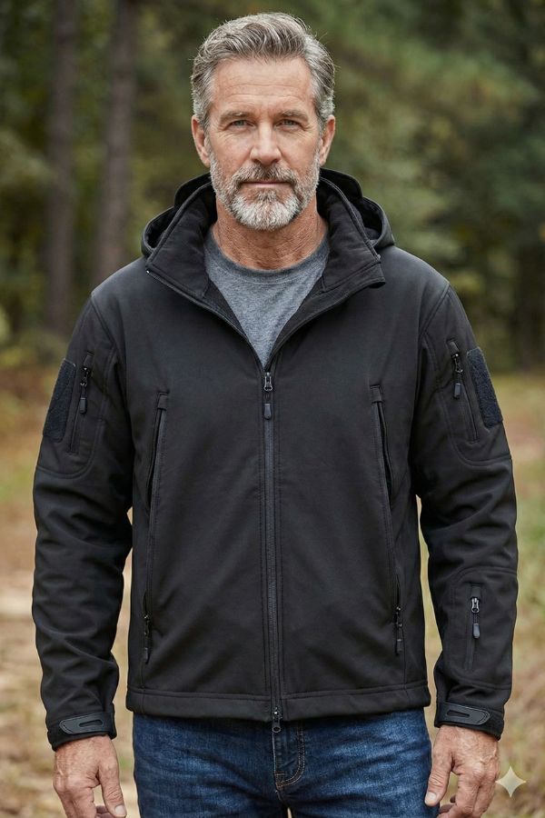 Quiet Strength Weather-Ready Tactical Soft Shell Jacket