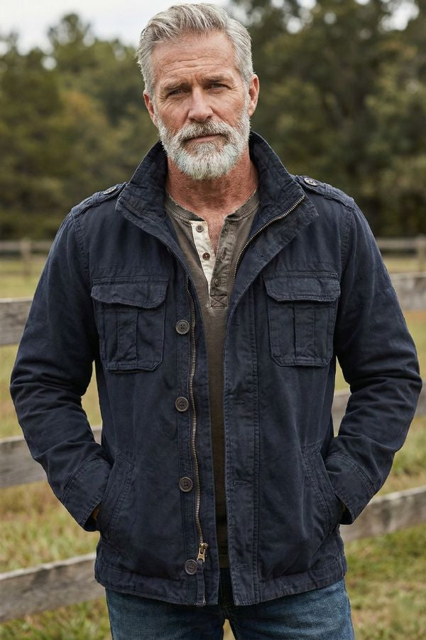 Cotton Blend US Heritage Military Field Jacket