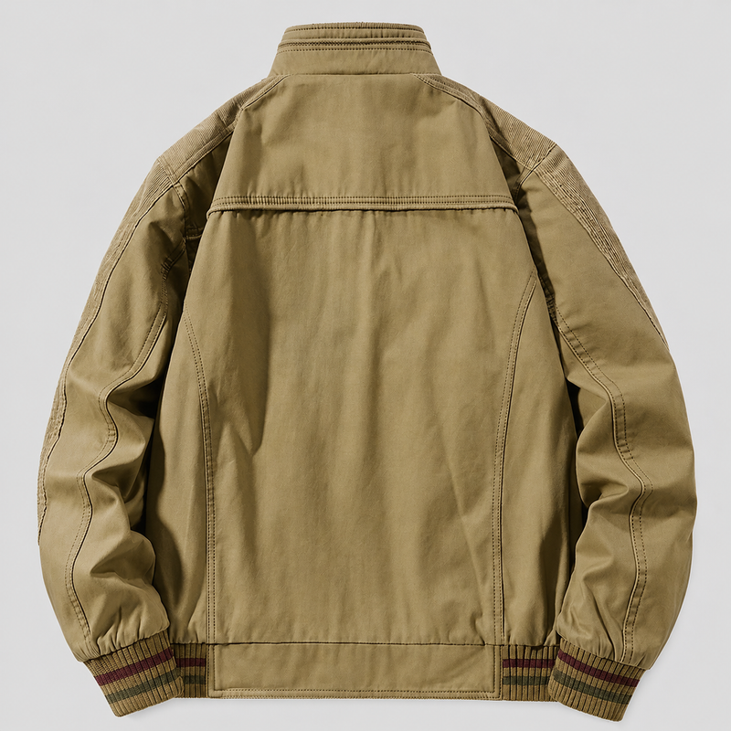 Outdoor Jacket with Stand Collar