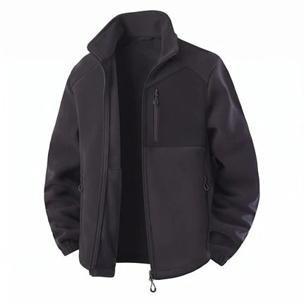 Stand Collar Fleece Jacket