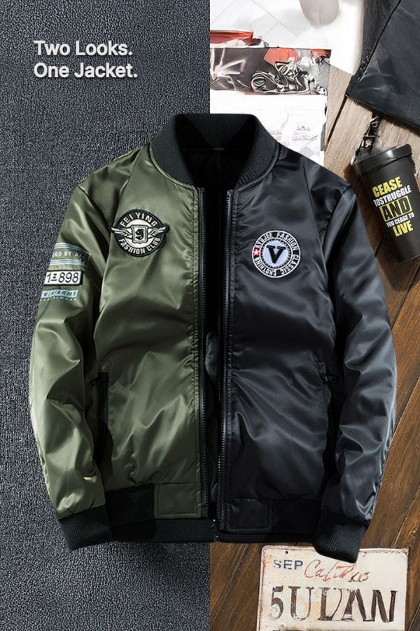 US Heritage Double-Sided Bomber Jacket