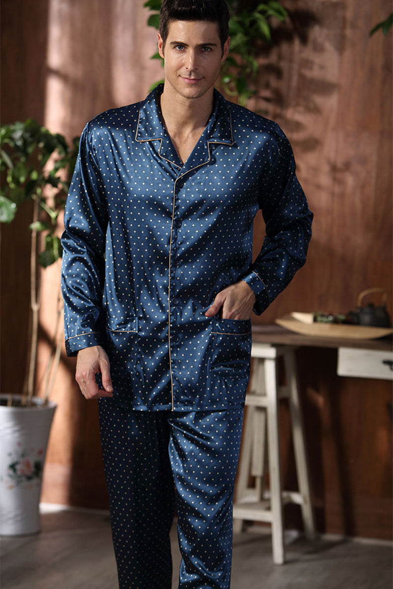 LuxeSilk Gentlemen&#39;s Pajama Set