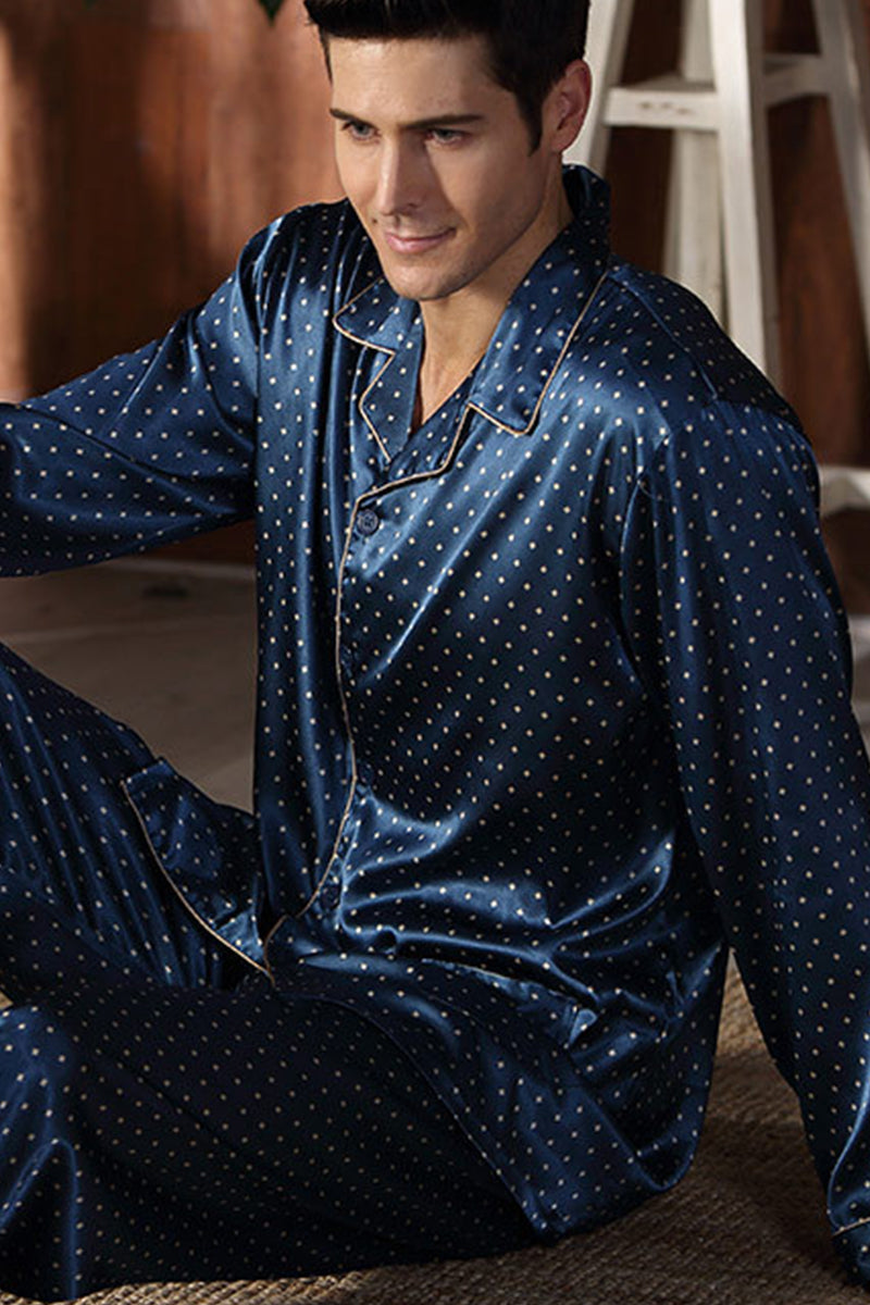 LuxeSilk Gentlemen&#39;s Pajama Set