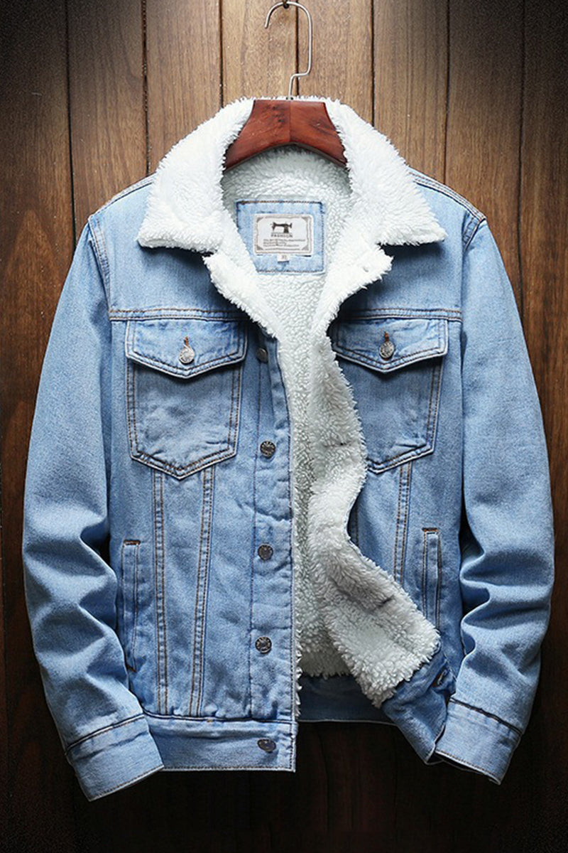 Maverick Sherpa Denim Jacket