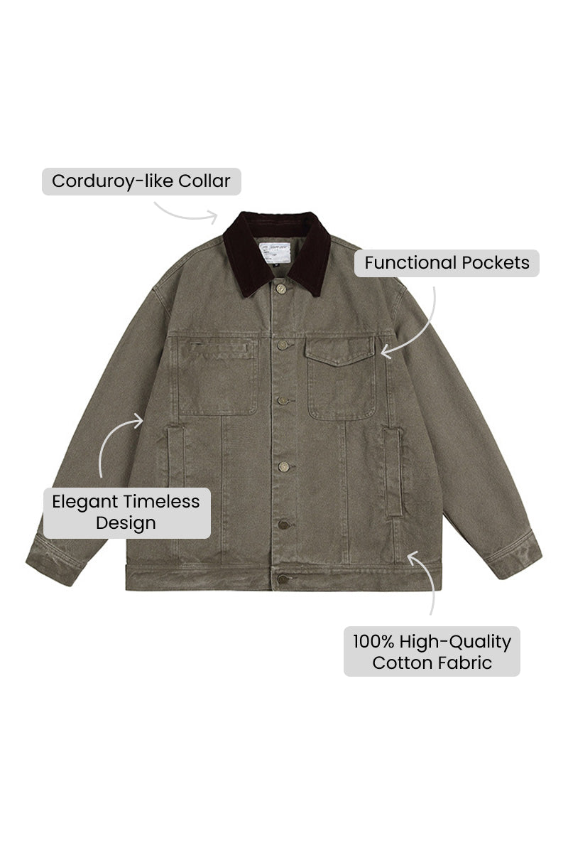 Lightweight Cotton Chore Jacket